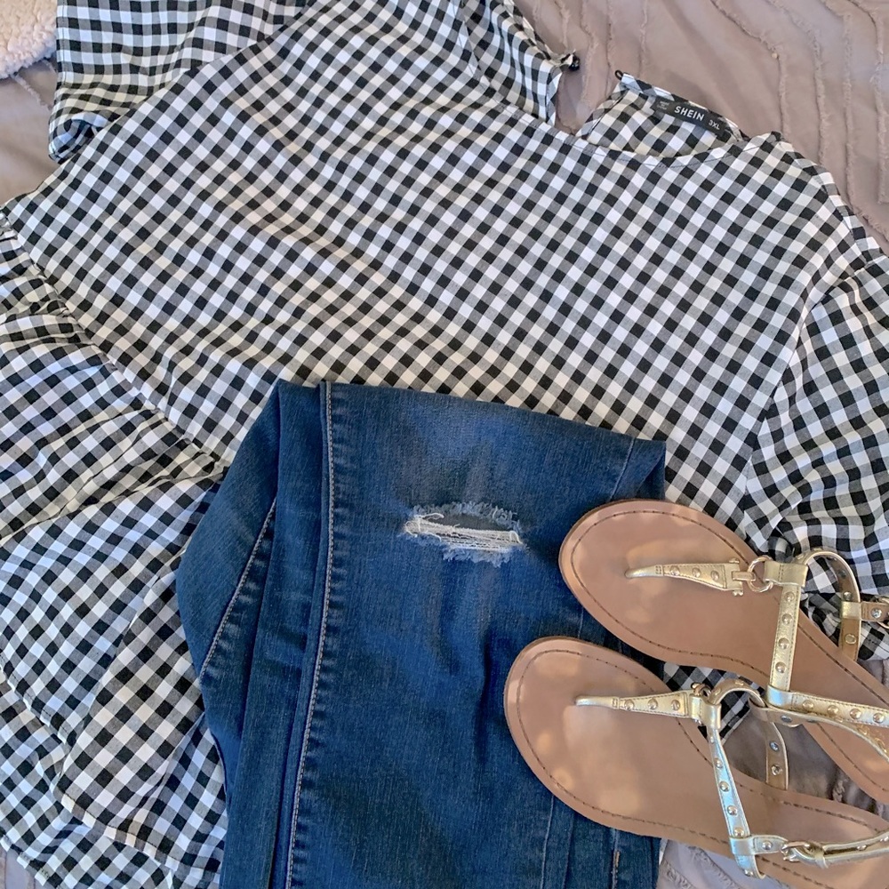 SHEIN 3XL Peplum Top
